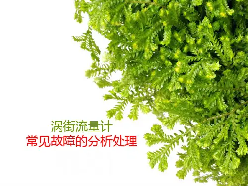 横河涡街流量计常见故障处理综述