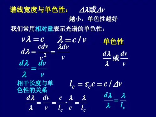 4光谱线及谱线展宽-3