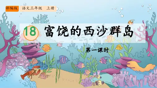 18富饶的西沙群岛   课件(共28张PPT)