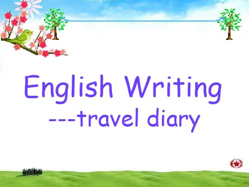 中考英语作文专题复习-旅游日记ppt课件