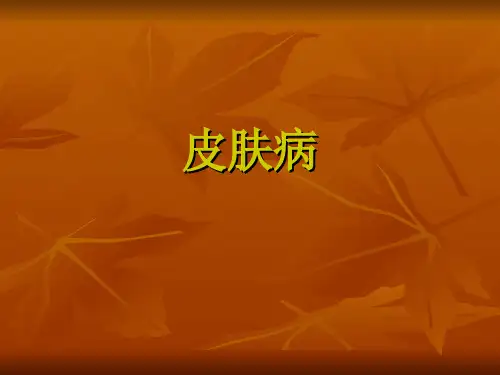 常见病及慢性病之皮肤病