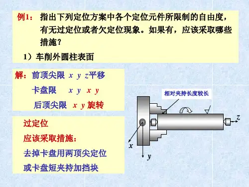 机械制造技术基础  定位误差计算