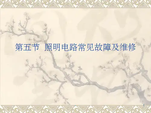 第五节 照明电路常见故障及维修ppt