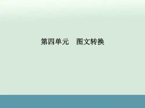 2017届高考语文一轮复习课件：图(表)文转换
