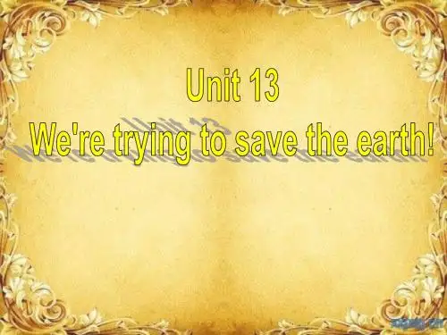 (新人教版)英语九年级全册：Unit 13 全单元ppt课件(223页)