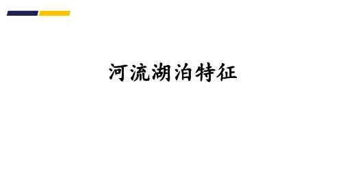 高中地理专题讲解——河流湖泊