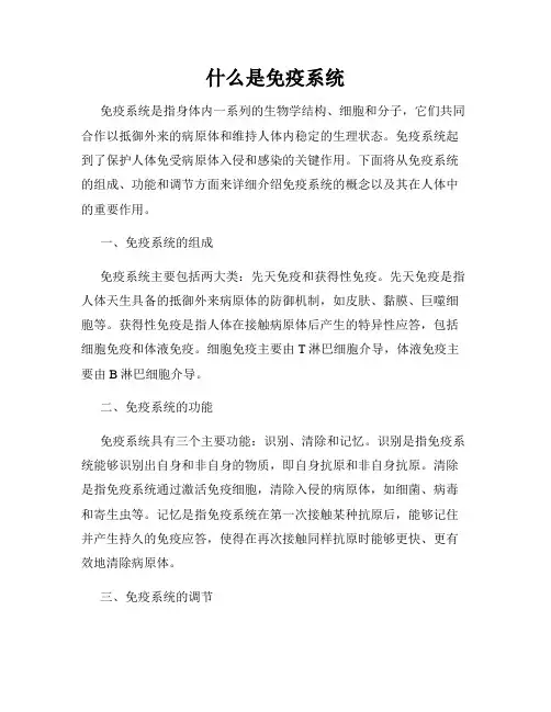 什么是免疫系统