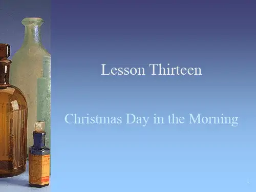 现代大学英语精读1—lesson13PPT课件