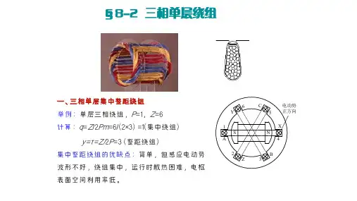 17 交流电机的绕组单层绕组