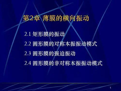 第2章 膜的横振动