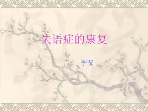 失语症概述