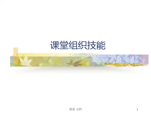课堂组织技能(方案).ppt