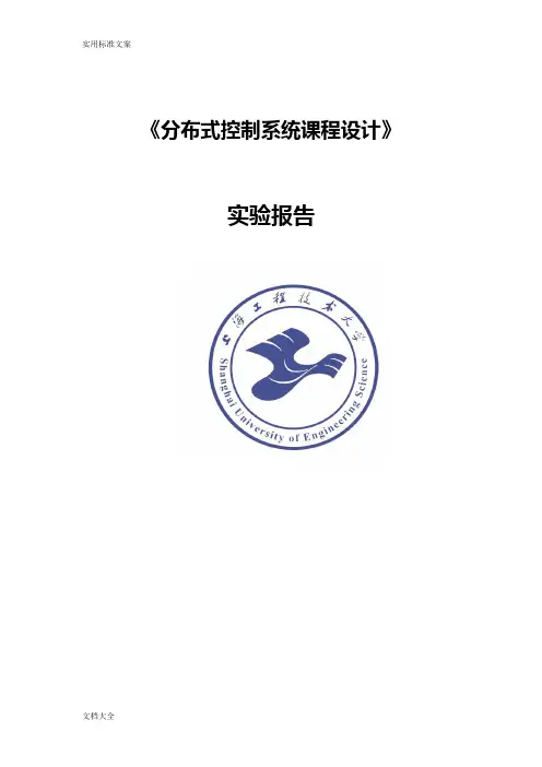 分布式课程设计实验报告材料