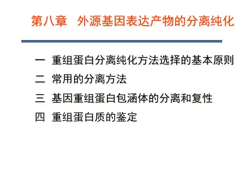 离子交换层析的基本操作