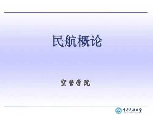 民航概论 第1章 综述民航概论