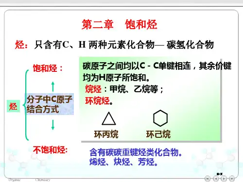 大学有机化学烷烃公开课一等奖优质课大赛微课获奖课件