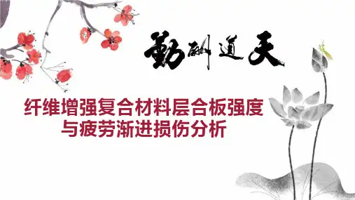纤维增强复合材料层合板强度与疲劳渐进损伤分析