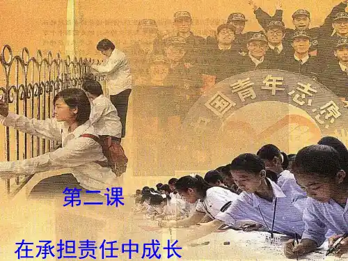 第二课--在承担责任中成长ppt课件