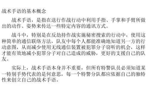 实用战术手语