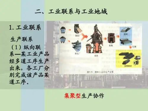 第三节 工业区位因素与工业地域联系