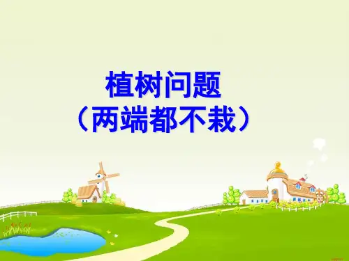 两端都不栽的植树问题