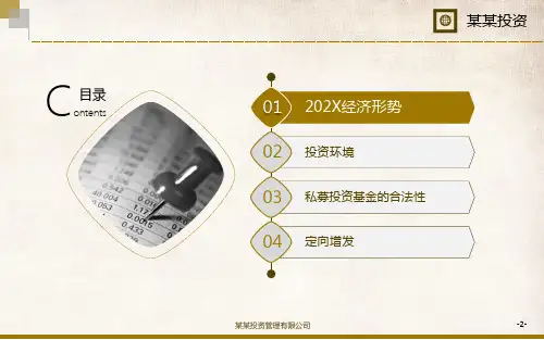 简约大气投资理财产品介绍PPT内容讲授