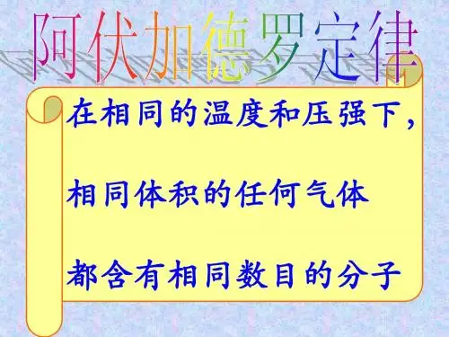 高中化学必修一第一章课件(7个课件)