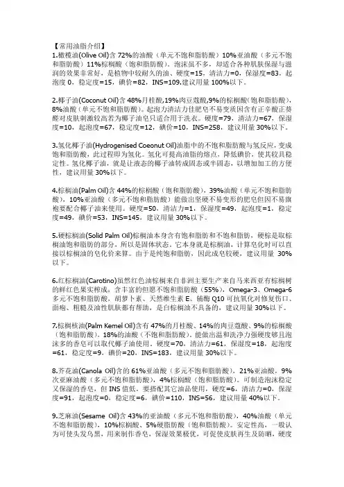 油脂类