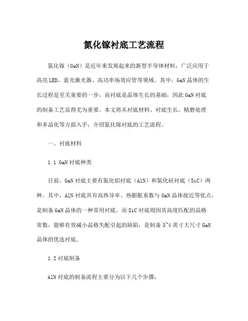 氮化镓衬底工艺流程
