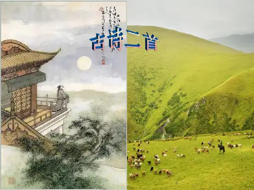 古诗二首(夜宿山寺、敕勒歌)