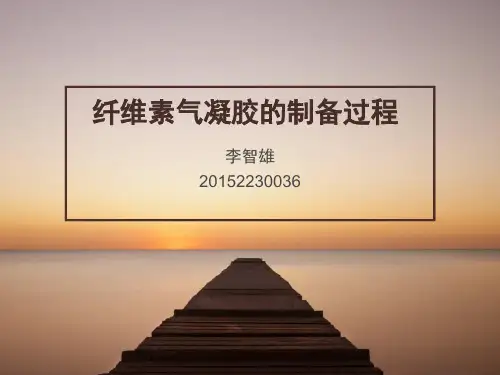 纤维素气凝胶的制备PPT课件