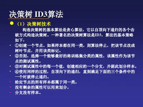 决策树ID3算法