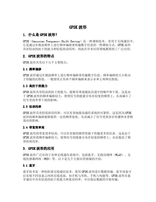 gfsk波形