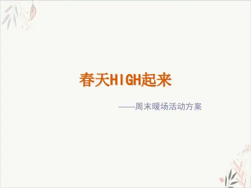 周末暖场活动方案(31张)