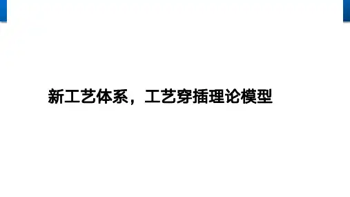新工艺体系穿插理论模型