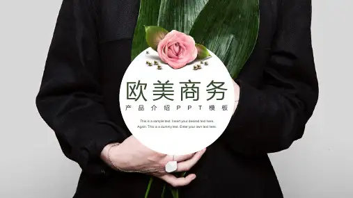 欧美商务通用模板