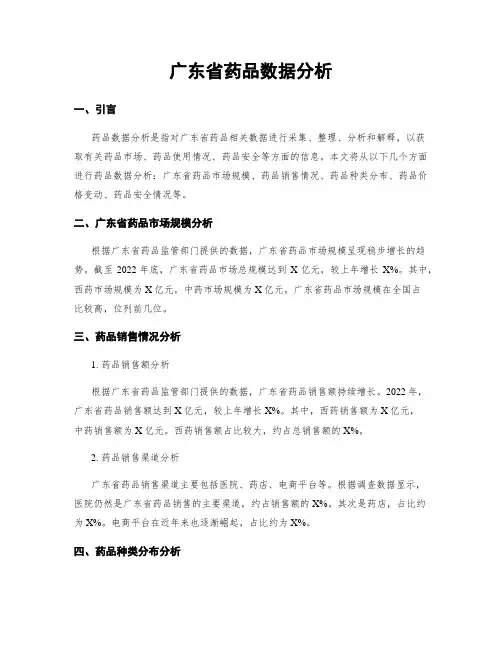 广东省药品数据分析