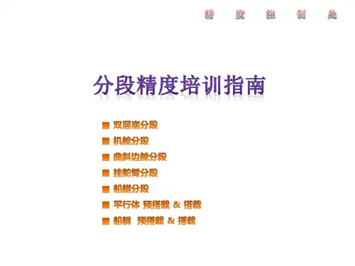 分段精度培训指南