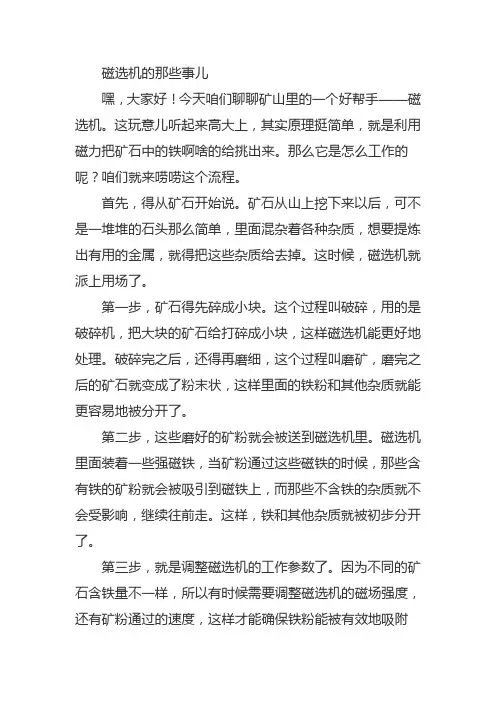 磁选机工艺流程