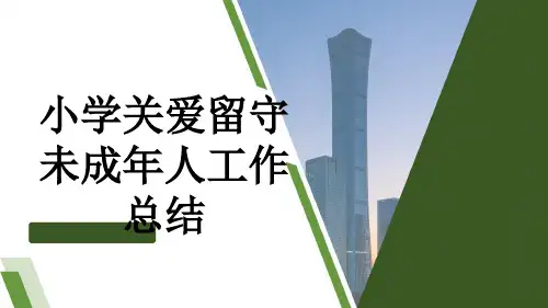 小学关爱留守未成年人工作总结