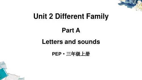 人教PEP版(三起)三年级上册英语Unit 2  Part A 第2课时教学课件