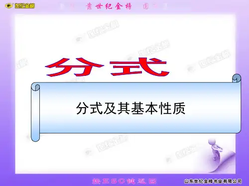 分式的概念及分式的基本性质