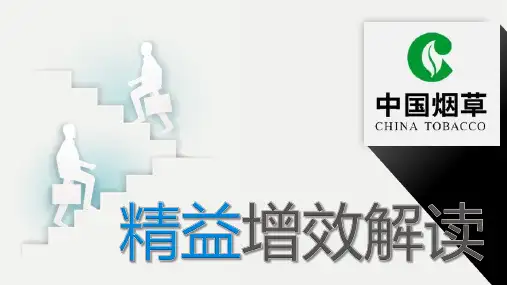 精益管理提质增效解读(烟草)