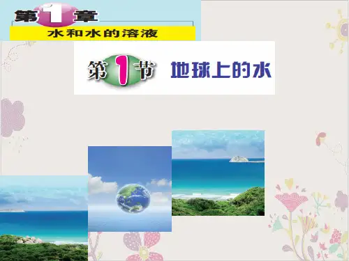 浙教版科学八年级上《地球上的水》ppt完美课件5