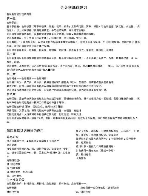 会计学基础复习重点.doc