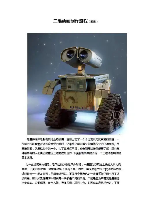 三维动画制作流程