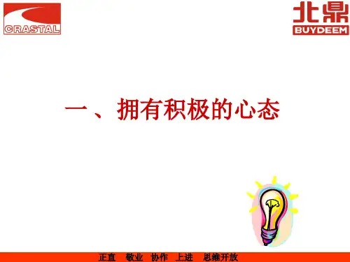 积极乐观的心态ppt课件