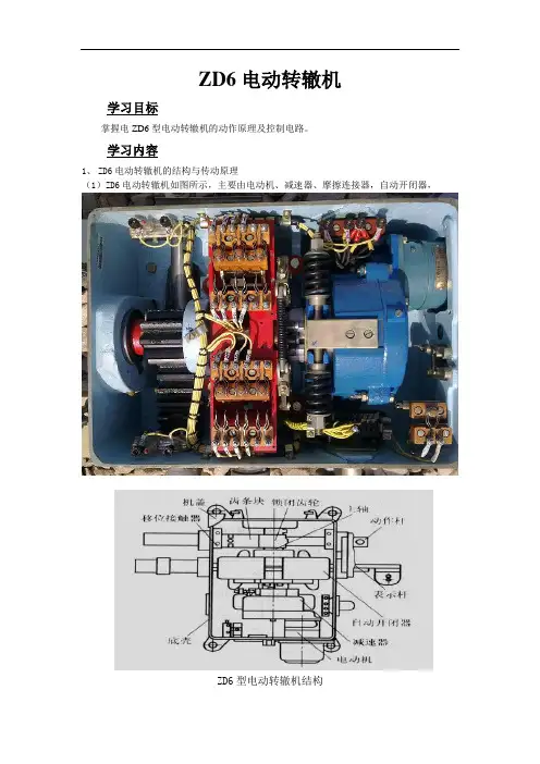 ZD6电动转辙机培训资料