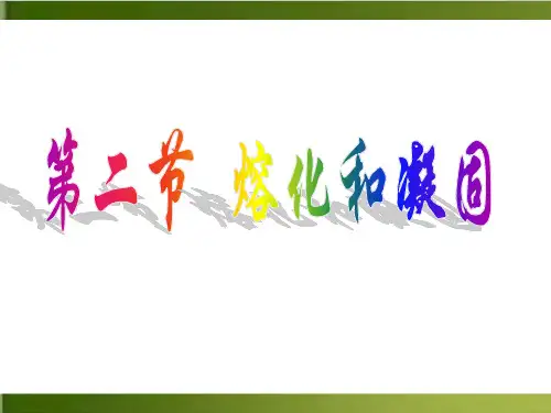 (人教教材)熔化和凝固课件详解1