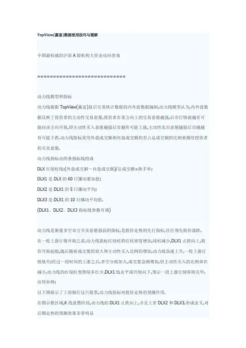 topview(赢富)数据使用技巧与图解